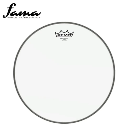 remo ba 0316 00 batter ambassador clear drum head, 16 inch diameter drum skin drum head kulit drum