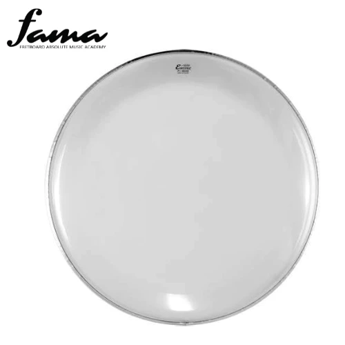remo en 1322 p3 encore clear p3 drum head bass batter, 22 inch diameter drum skin kulit drum