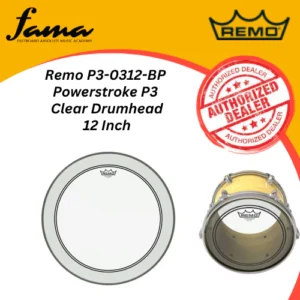 remo p3 0312 bp powerstroke p3 clear drumhead, 12 inch drum head drum skin