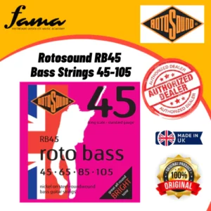 rotosound rb45 4 str bass string 45 105