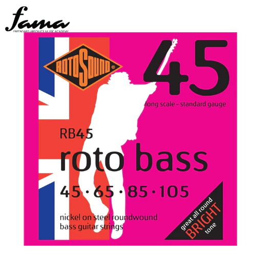rotosound rb45 4 str bass string 45 105 2