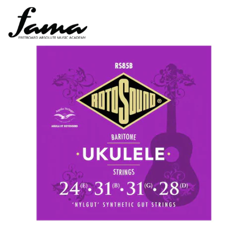 rotosound rs85b baritone nylgut synthetic gut ukulele strings set 2