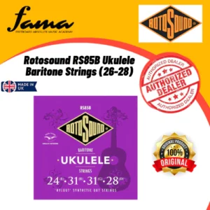 rotosound rs85b baritone nylgut synthetic gut ukulele strings set