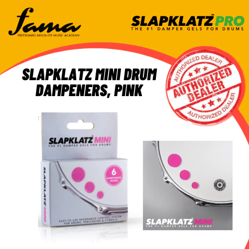 slapklatz mini drum dampeners, pink