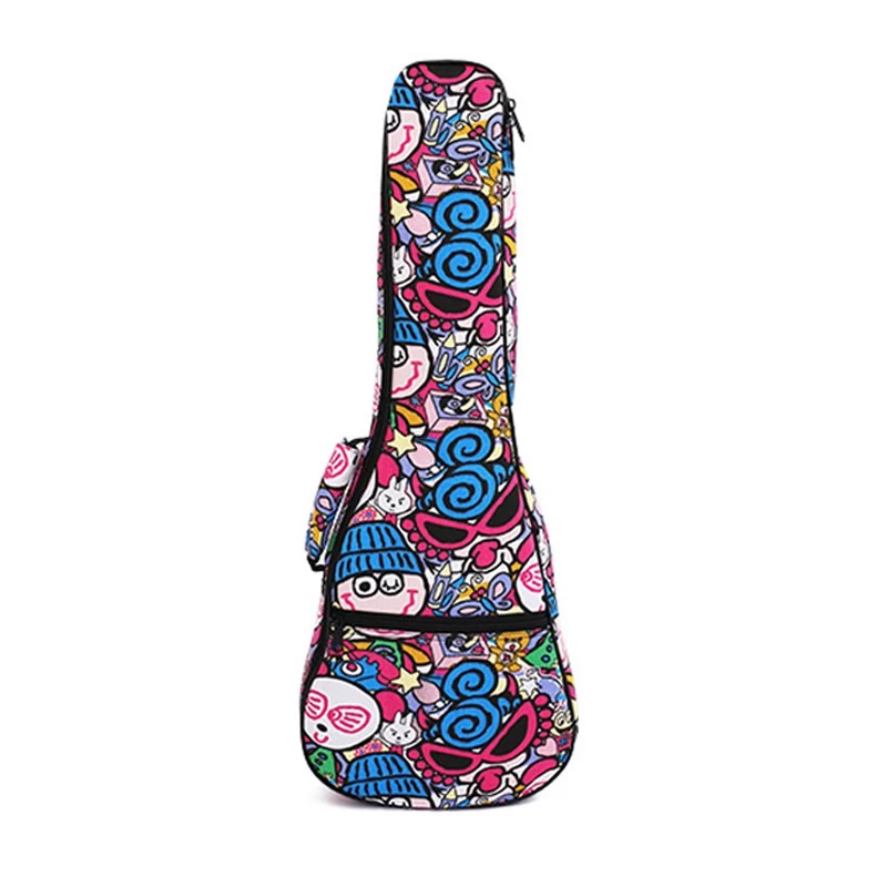 ukulele cartoon special bag 23 24 inch backpack handle concert soprano 卡通可爱尤克里里琴包