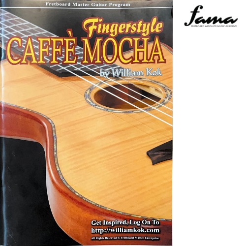 caffe mocha guitar book with william kok fretboard master guitar programme