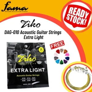 ziko dag010 acoustic guitar strings extra light