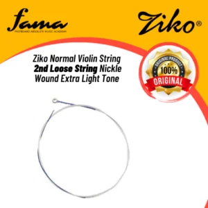 ziko normal violin string 2nd loose string nickle wound extra light tone