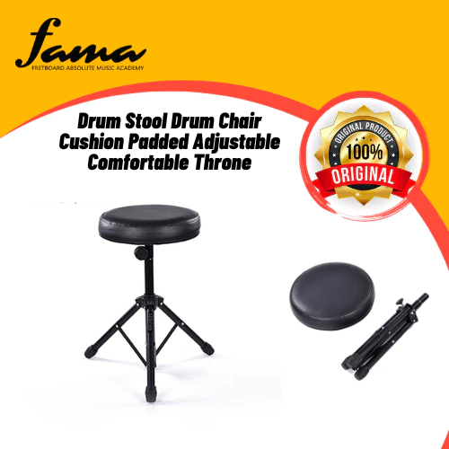 sudoku saddle drum stool throne with thick cushion heavy duty double braced leg chair acoustic digital drum