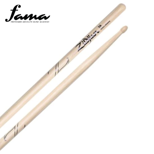 zildjian z5a hickory series 5a drumsticks, natural