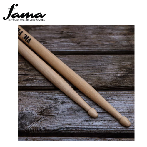 vic firth 5b american classic series 5b drumsticks, natural