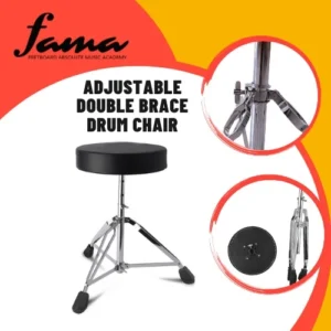 sudoku saddle drum stool throne with thick cushion heavy duty double braced leg chair acoustic digital drum