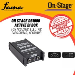 on stage db1000 active di box | for acoustic / electric / bass guitar, keyboard