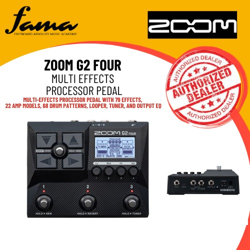 zoom g2 four multi effects processor pedal multi effects processor pedal with 79 effects, 22 amp models, 68 drum p zoom g2 four multi effects processor pedal multi effects processor pedal with 79 effects, 22 amp models, 68 drum p