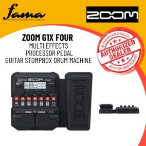 zoom g1x four multi effects processor pedal guitar stompbox drum machine (g1xfour g1x4)