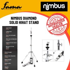 nimbus diamond solid hihat stand for drum