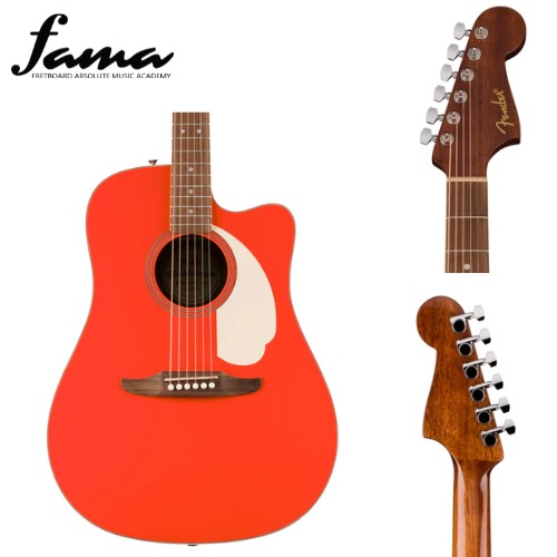 fender california standard redondo ce acoustic guitar w/ivory pickguard, fiesta red with pickup eq fender california standard redondo ce acoustic guitar w/ivory pickguard, fiesta red with pickup eq