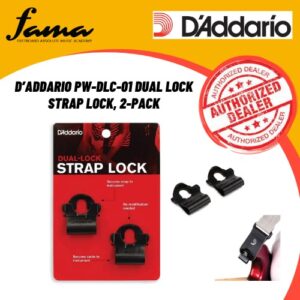 d’addario pw dlc 01 dual lock strap lock, 2 pack