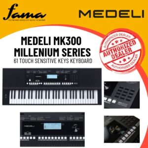 medeli mk300 millenium series 61 touch sensitive keys keyboard