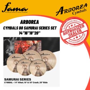 arborea cymbals b8 samurai series set 14"16"18"20" cymbal sets acoustic drum