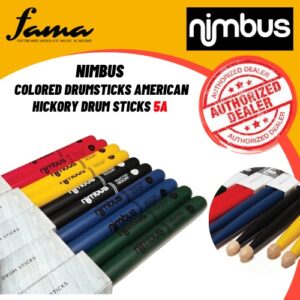 nimbus colored drumsticks american hickory drum sticks 5a drum set
