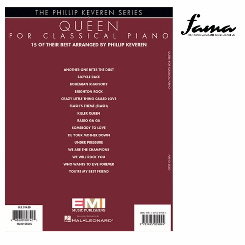 queen for classical piano | phillip keveren series piano solo songbook book