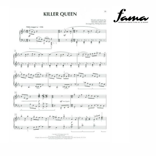 queen for classical piano | phillip keveren series piano solo songbook book