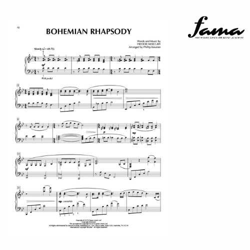 queen for classical piano | phillip keveren series piano solo songbook book
