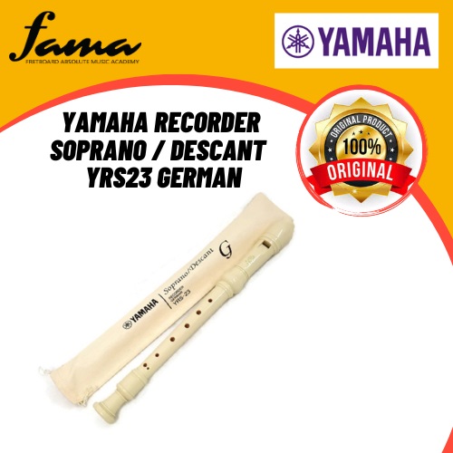 yamaha soprano / descant recorder yrs23 german yamaha soprano / descant recorder yrs23 german