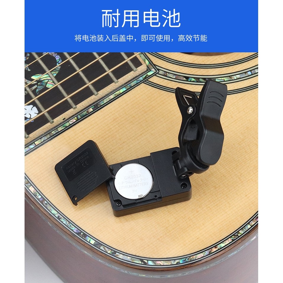 JOYO JT-01 Tuner for Ukulele Acoustic Guitar Bass Violin - Image 3