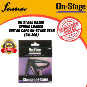 on stage ga300 spring loaded guitar capo on stage gear (ga 300)