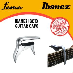 ibanez icc10 guitar capo with single handed operation (icc 10)