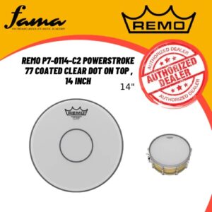 remo p7 0114 c2 powerstroke 77 coated clear dot on top ,14 inch