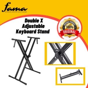 double x adjustable keyboard digital piano stand