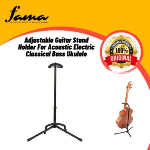 adjustable guitar stand holder for acoustic electric classical bass folk and ukulele