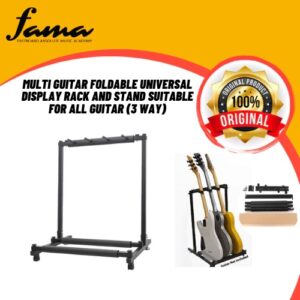 multi guitar foldable universal display rack and stand suitable for all guitar (3 way)