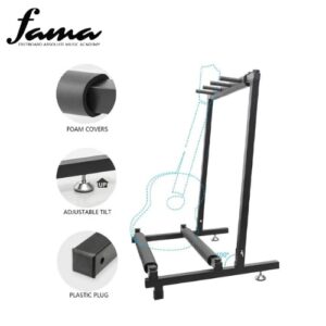 Multi Guitar Foldable Universal Display Rack and Stand Suitable For All Guitar (3 Way) multi guitar foldable universal display rack and stand suitable for all guitar (3 way)