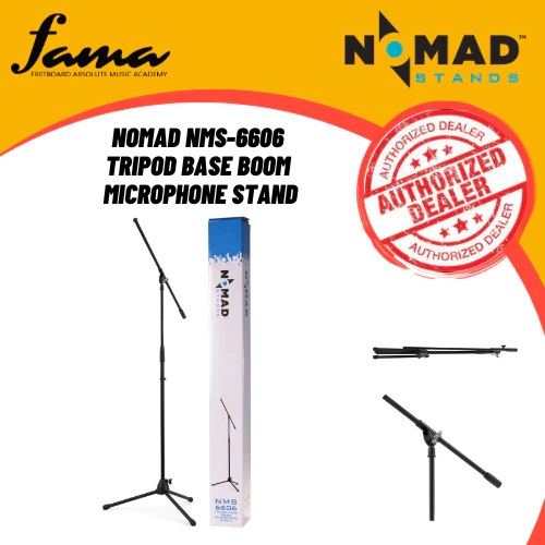 nomad nms 6606 tripod base boom microphone stand nomad nms 6606 tripod base boom microphone stand