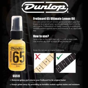 Jim Dunlop 6551J GUITAR FRETBOARD LEMON OIL - 1OZ (6551) auto draft
