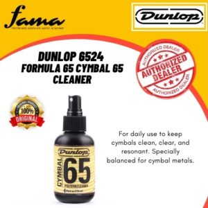 jim dunlop 6434 formula 65 cymbal polish & cleaner 4oz