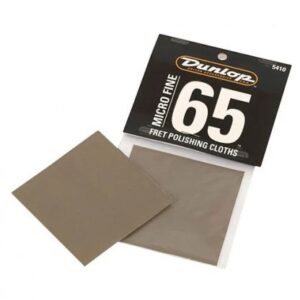 jim dunlop 5410 micro fine 65 guitar fret polishing cloths 2 packs