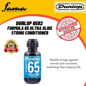jim dunlop 6582 guitar ultra glide form 65 string conditioner cleaner 2oz