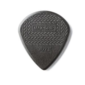 Jim Dunlop 471P3C Carbon Fiber Guitar Picks, Max-Grip Jazz III | 1.38mm Black (6 pcs/ pack) jim dunlop 471p3c carbon fiber guitar picks, max grip jazz iii | 1.38mm black (6 pcs/ pack)