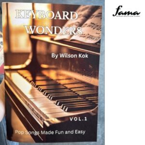 [fama]keyboard wonders vol 1 piano book by wilson kok pop song series made fun and easy