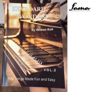keyboard wonders vol 2 piano book by wilson kok pop song series made fun and easy