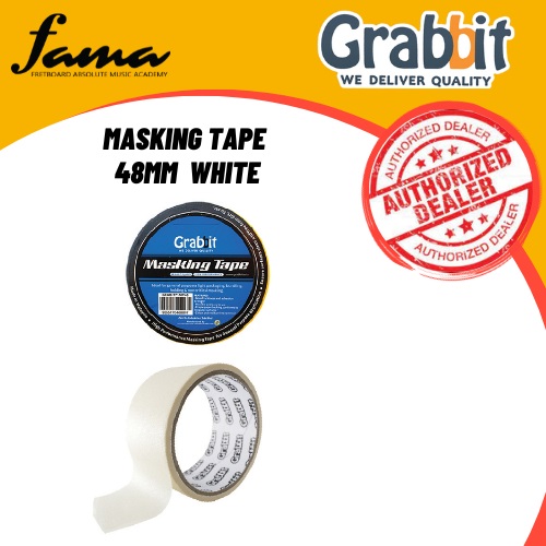 grabbit masking tape 48mm white grabbit masking tape 48mm white