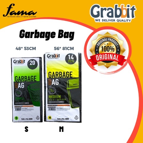 grabbit disposable household garbage bag size s / m grabbit disposable household garbage bag size s / m