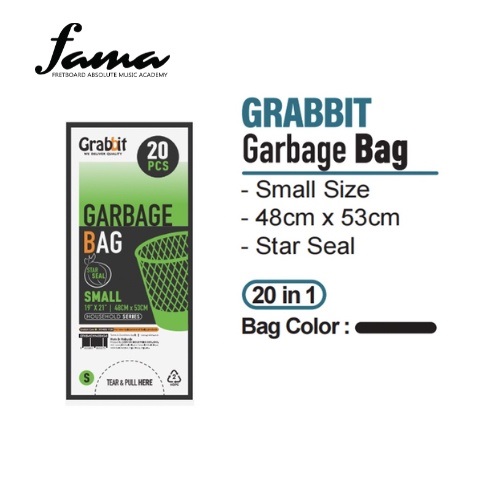 grabbit disposable household garbage bag size s / m grabbit disposable household garbage bag size s / m