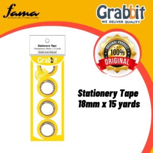 grabbit small stationery tape (18mm x 24mm)