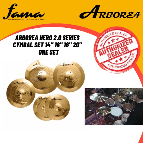 arborea hero cymbal set (14"hh, 16"cr, 20"rd) the best value "entry level" cymbal on the market arborea hero cymbal set (14"hh, 16"cr, 20"rd) the best value "entry level" cymbal on the market